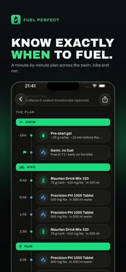 Screenshot von Fuel Perfect: Carb & Hydration auf dem iPhone 1
