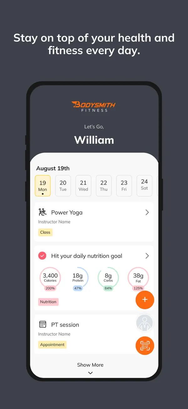 Screenshot #2 pour Bodysmith Fitness