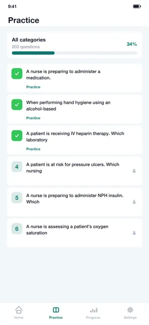 Gulf Nurse Prometric Prep screenshot 2