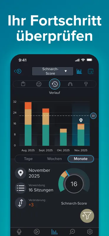 SnoreLab: Schnarchen aufnehmen screenshot 8 of 10