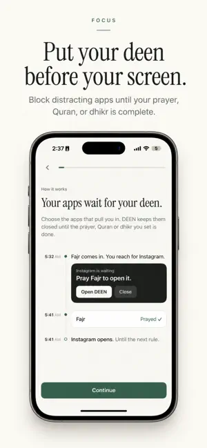 DEEN - Prayer Lock screenshot 1