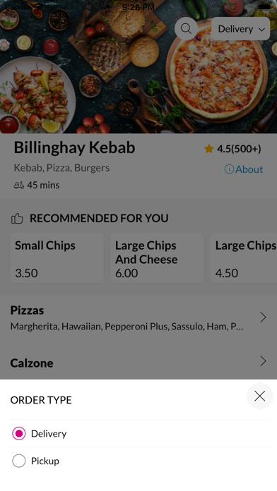 Billinghay Kebab. Screenshot