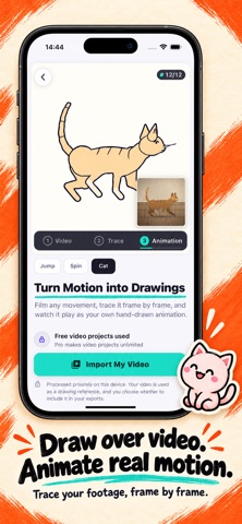 Flip Animation: 2D Draw Create iPhone screenshot