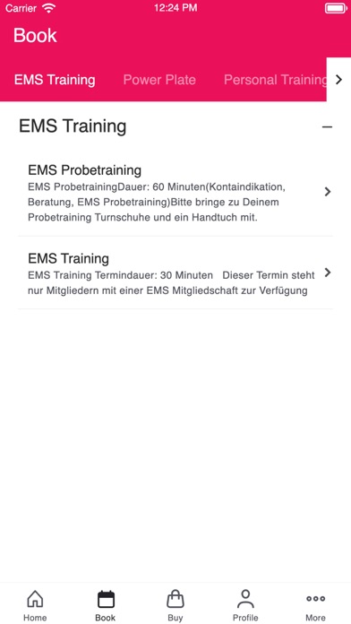 groupfit Muenchen Screenshot