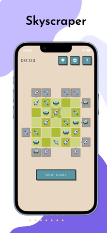 Skyscraper Logic: Modern Grid Screenshot 1 of 4
