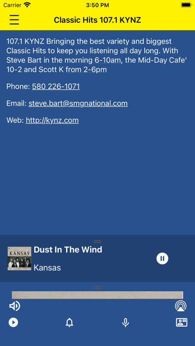 Screenshot #3 pour Classic Hits 107.1