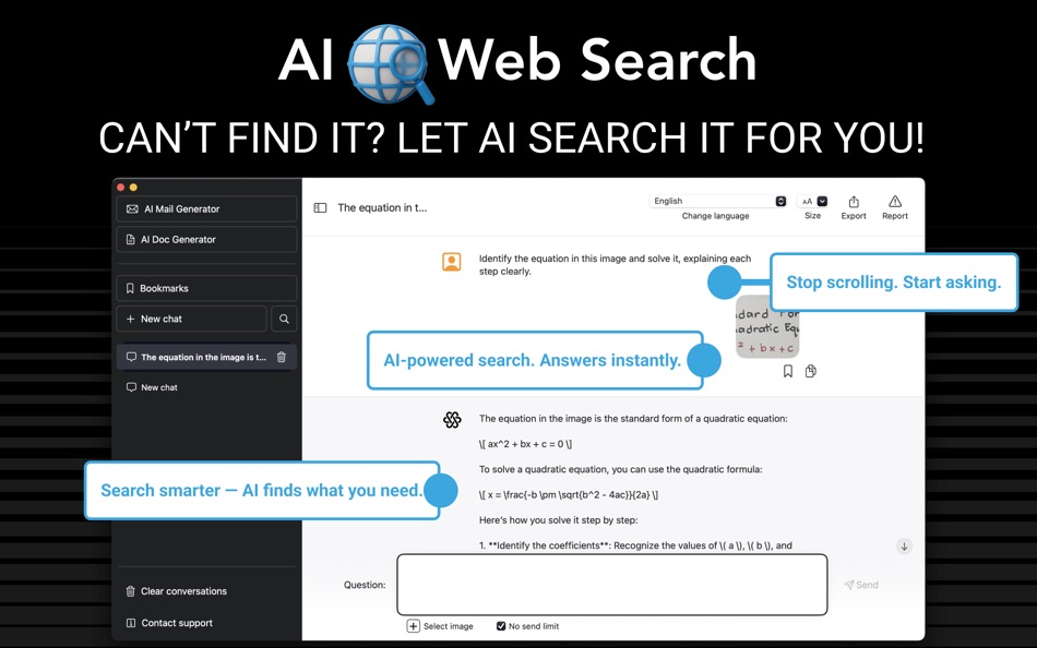 #3. AI Chat Bot - Ask Assistant (macOS) Podle: Neural Techlabs