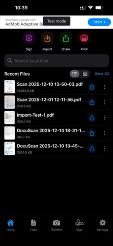 DocuScanner – PDF Scanner screenshot