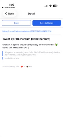 X to Notion (Markdown) Screenshot 2 of 5
