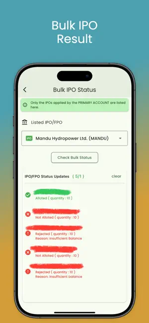 IPO Bulk Apply screenshot 2
