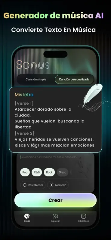 Sonus IA Generador de Música screenshot 1 of 8