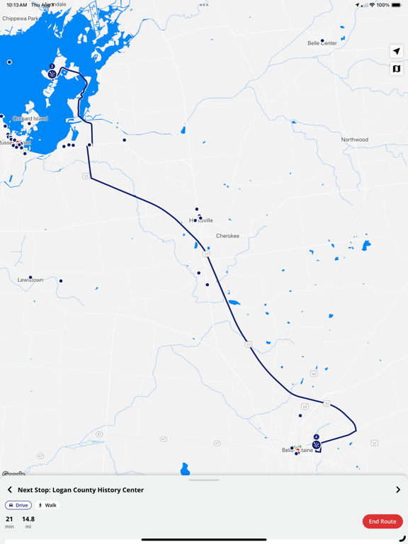 Indian Lake iPad screenshot 10 - Travel app