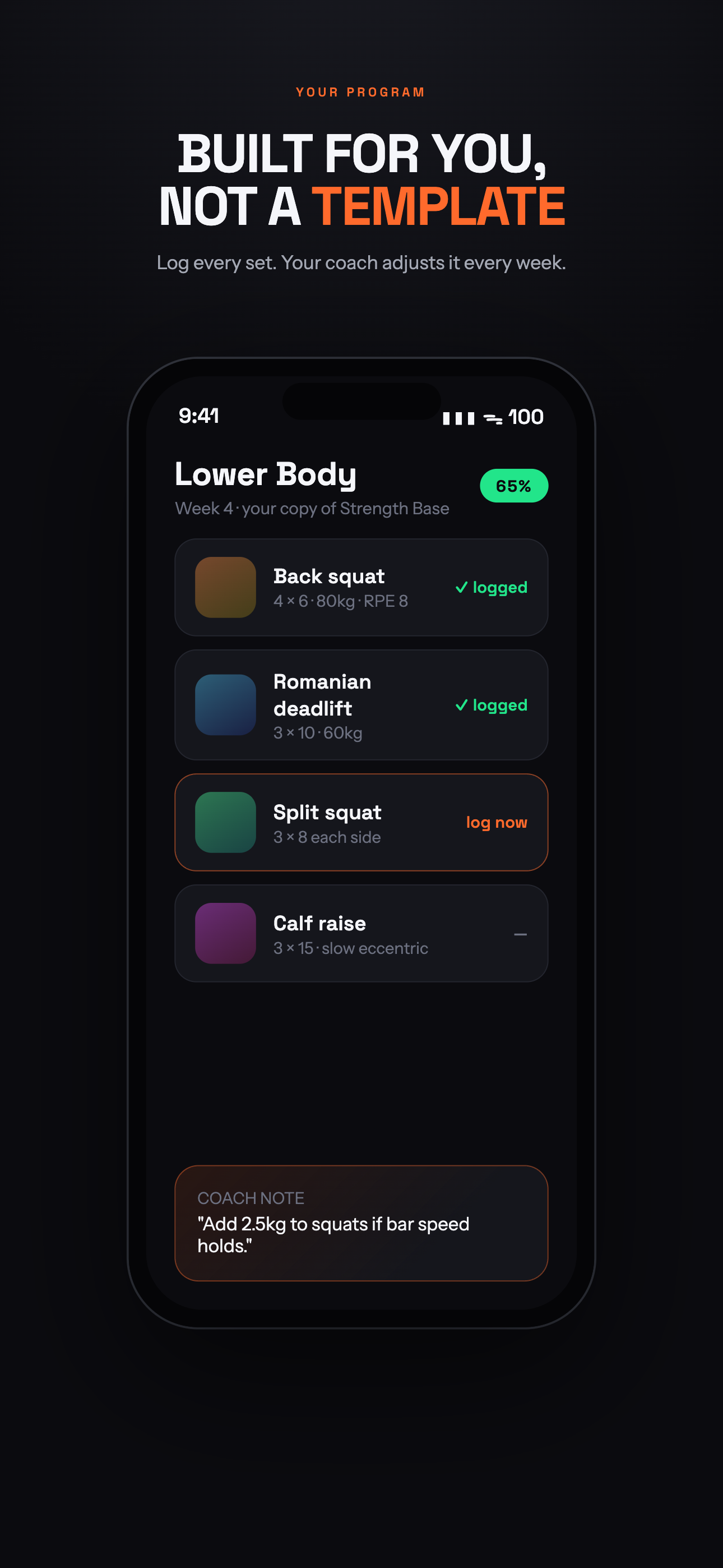 CoachLive Fitness screenshot 3