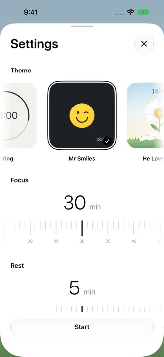 Little While Pomodoro screenshot 1