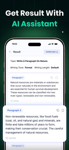 AI Paragraph - Essay Writer Screenshot 3 of 5