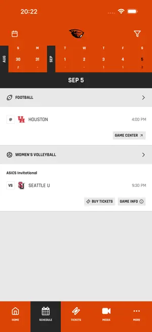 OSU Beavers screenshot 2