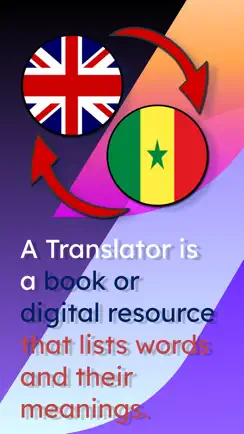English Wolof Translator iPhone image 1