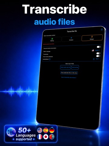 Dictation Pro - Voice to Text iPad screenshot