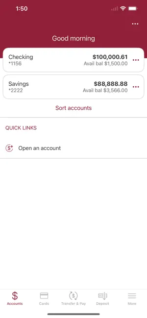 Bank of Botetourt screenshot 2