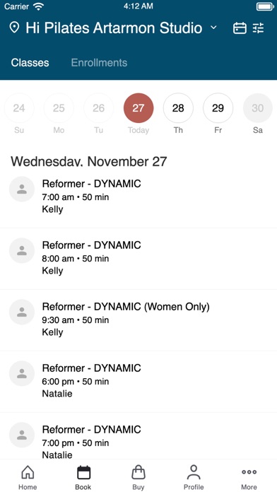 Hi Pilates Screenshot