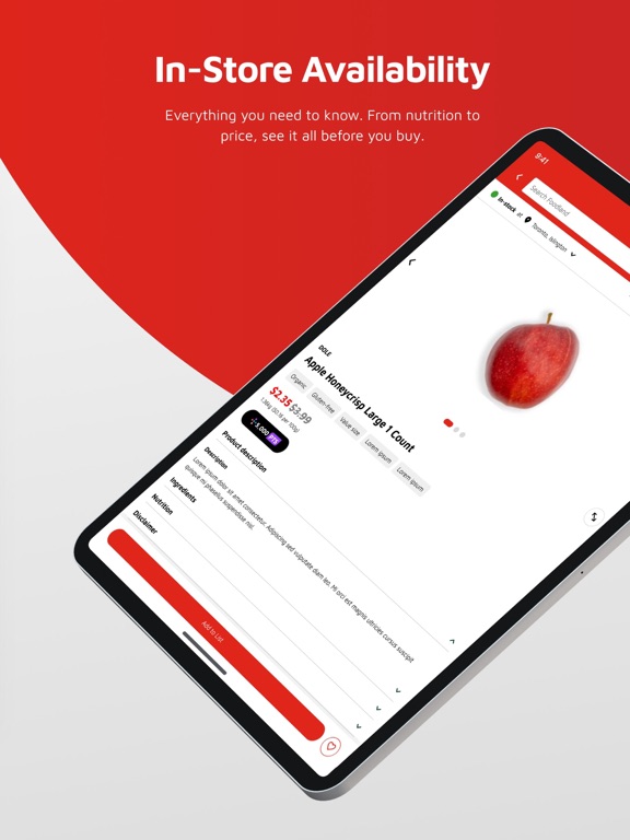 Foodland - Grocery & Recipes iPad screenshot