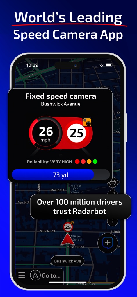 Radarbot: Speed Cameras | GPS - Precision Camera Alerts