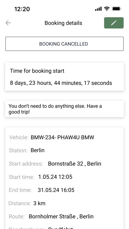 Fleethouse Carsharing