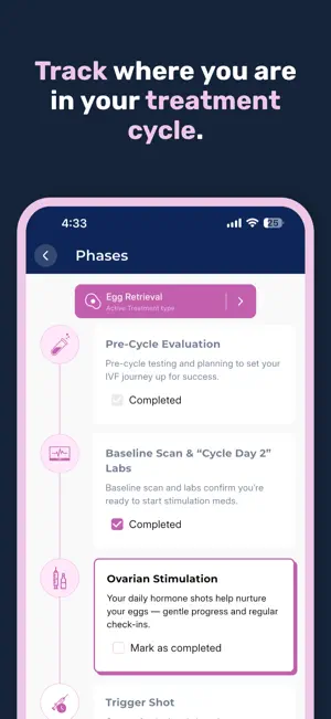 Embraya: IVF Tracker screenshot 3