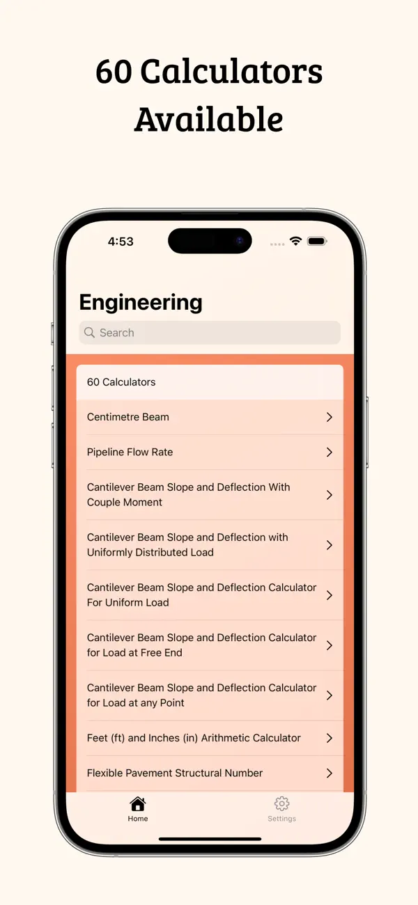 Screenshot #1 pour Engineering Calculator