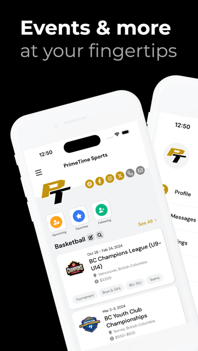 Primetime Sports Company Screenshot