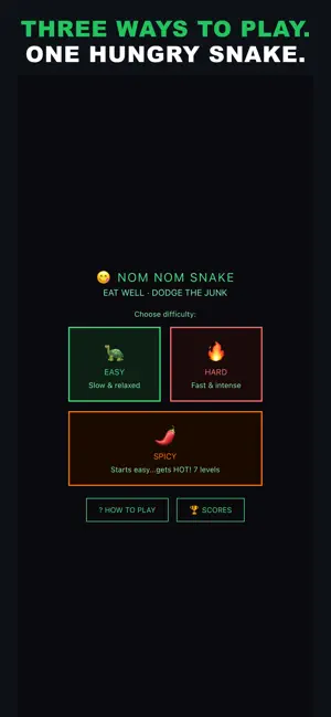 NomNomSnake: Hungry Snake Game screenshot 1