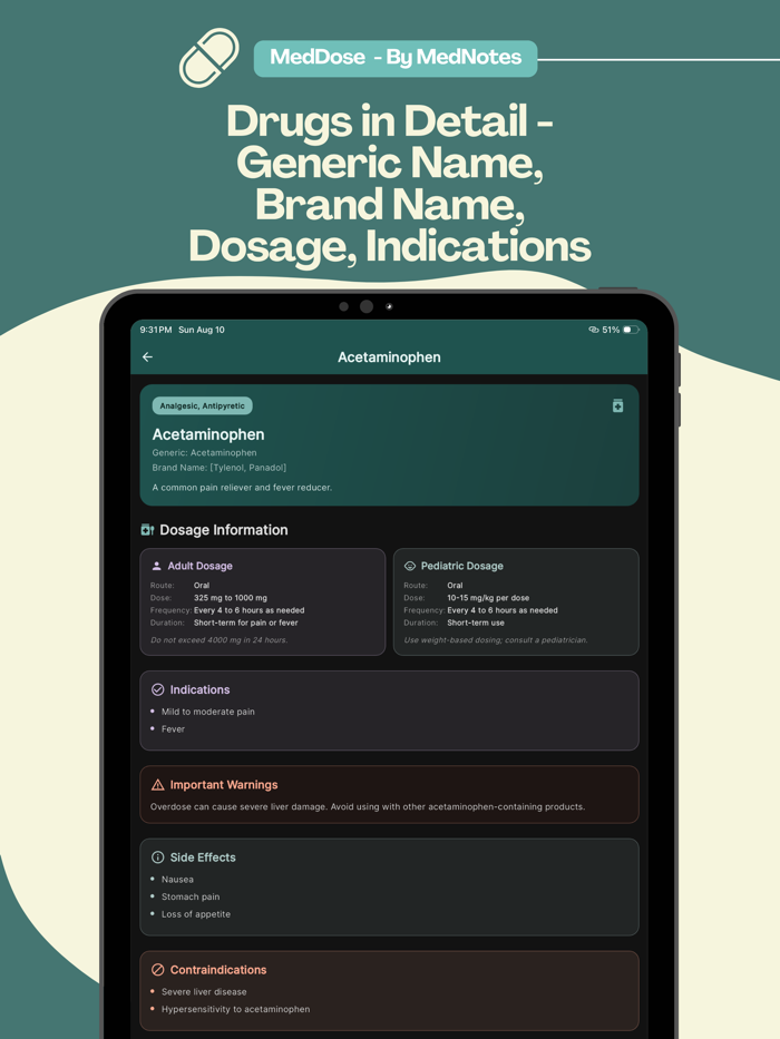 MedDose Pro - by MedNotes
