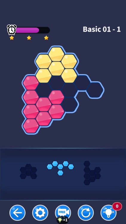 Hexa Block puzzle match game screenshot-4
