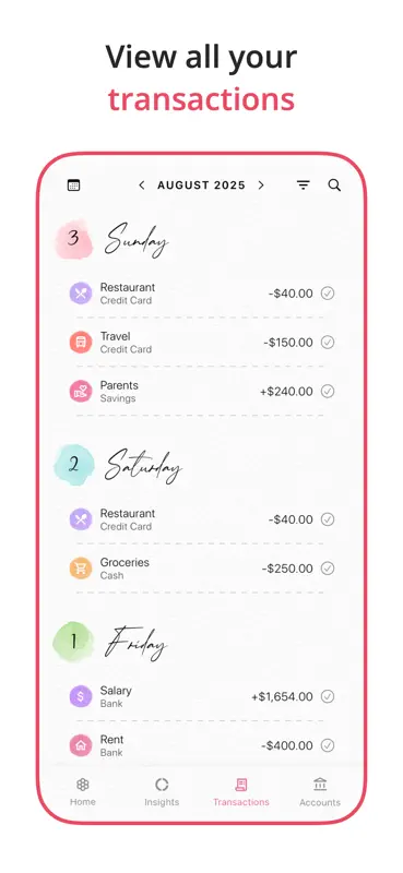 Fleur - Budget Planner App screenshot 5 of 7