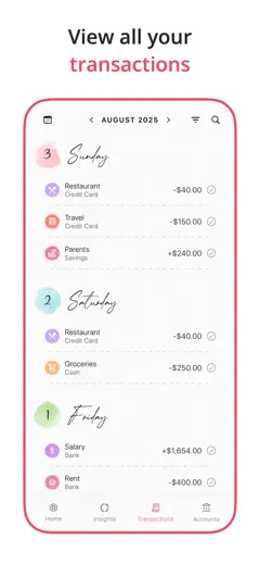 Budget Planner App : capture d’écran 5 sur 7