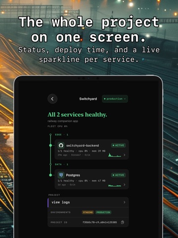 Switchyard for Railway iPad screenshot