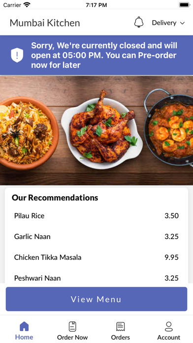 Mumbai Kitchen. Screenshot