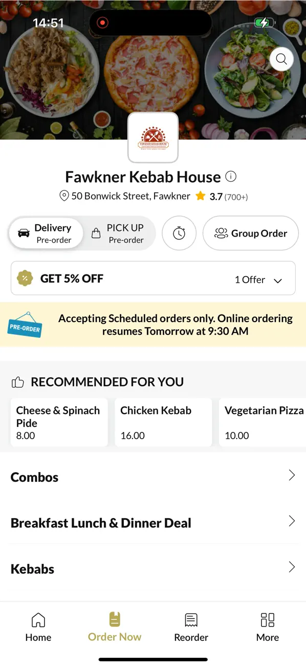 Screenshot #2 pour Fawkner Kebab House