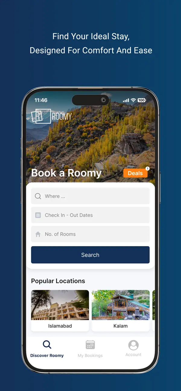 Screenshot #2 pour Roomy Hotels