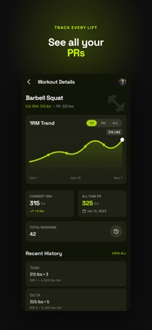 ReadyLift: Gym Workout Tracker Screenshot 7 of 10
