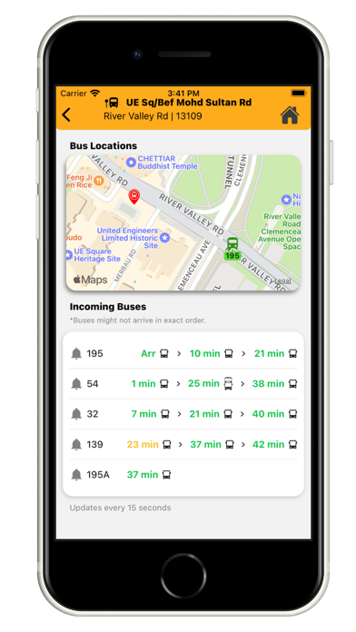 Transport SG - BUS Timing-MRT Screenshot