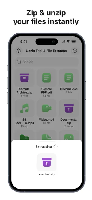 Unzip Tool & File Extractor screenshot 2