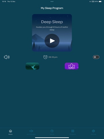 SleepEngine iPad screenshot