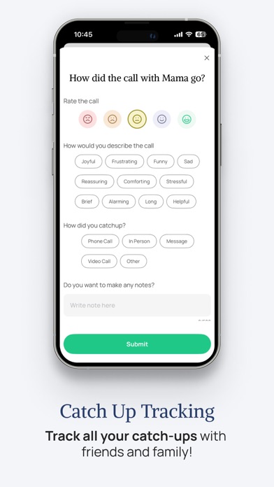 Friendship tracker: SoonCall Screenshot