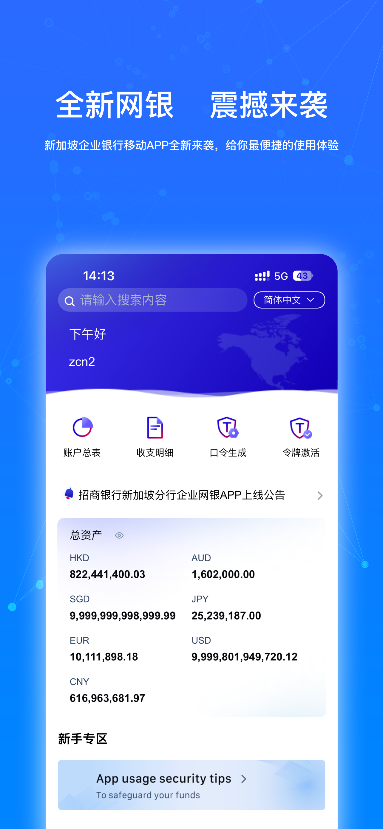 招商银行（企业版-新加坡）