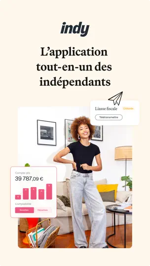 Capture d'écran de Indy : Comptabilité & Factures sur iPhone 1