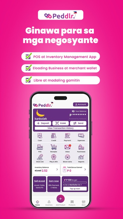Peddlr POS, Inventory and Load