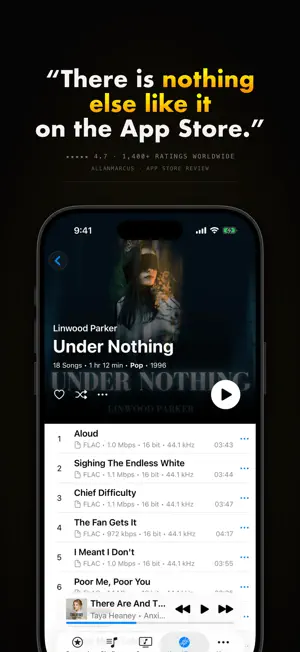 BTR AMP Advanced Music Player screenshot 3