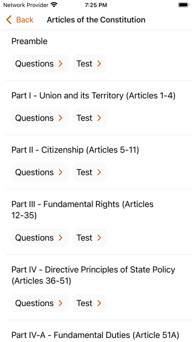 Indian Polity & Articles Prep Screenshot