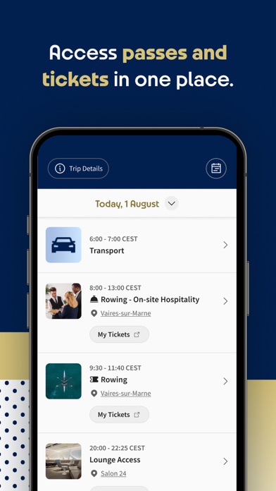 Paris 2024 Hospitality Screenshot